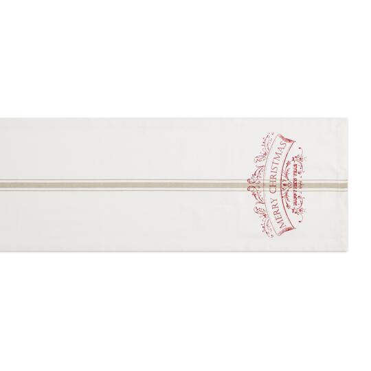 DII® 108" Merry Christmas Printed Table Runner